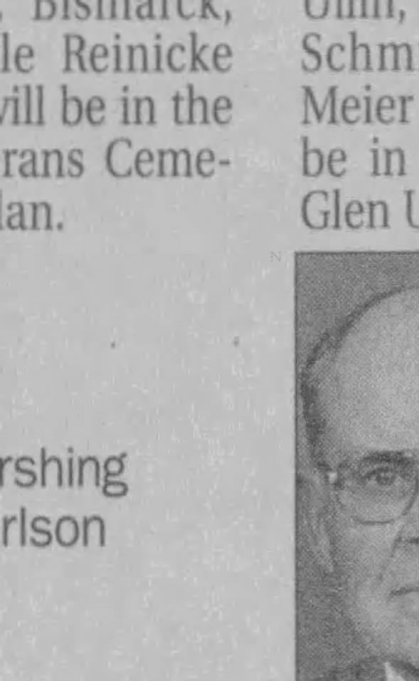 Clipping from The Bismarck Tribune